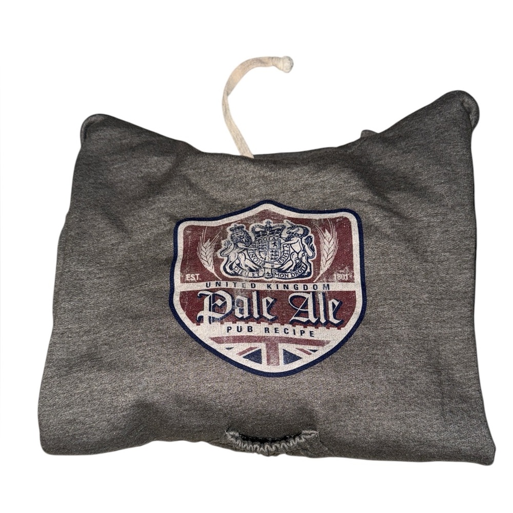 Brew City men’s hoodie with beer pocket holder size medium